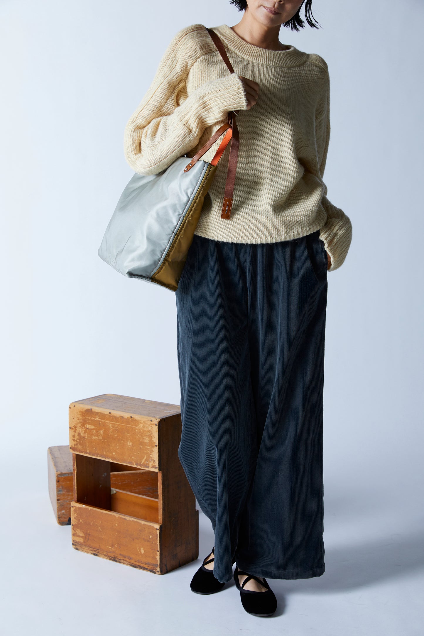 NASTRO TOTE PUFFY  (BICOLOR)